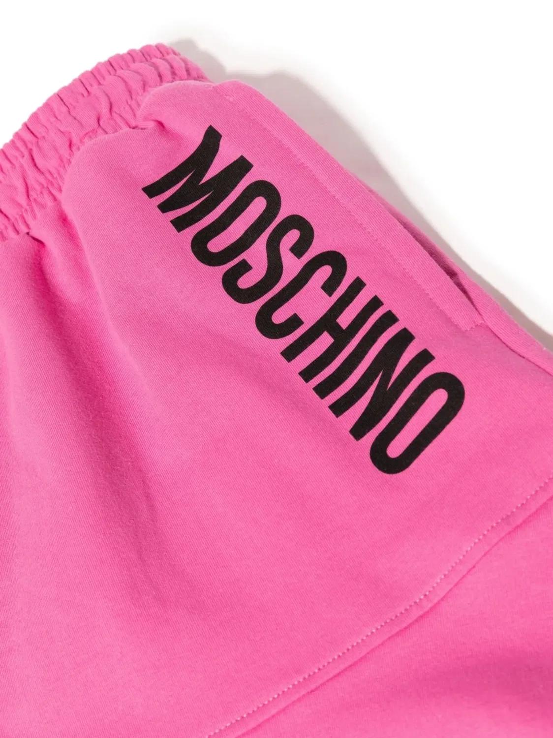 Юбка с принтом логотипа Moschino, розовый — фото 3