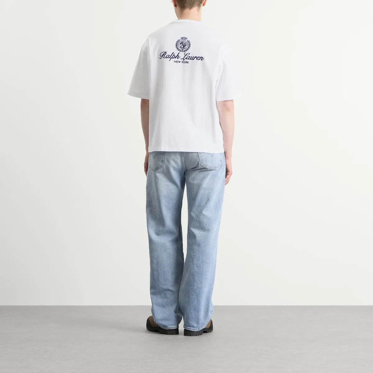 Футболка с принтом Crest Logo Polo Ralph Lauren, White — фото 4