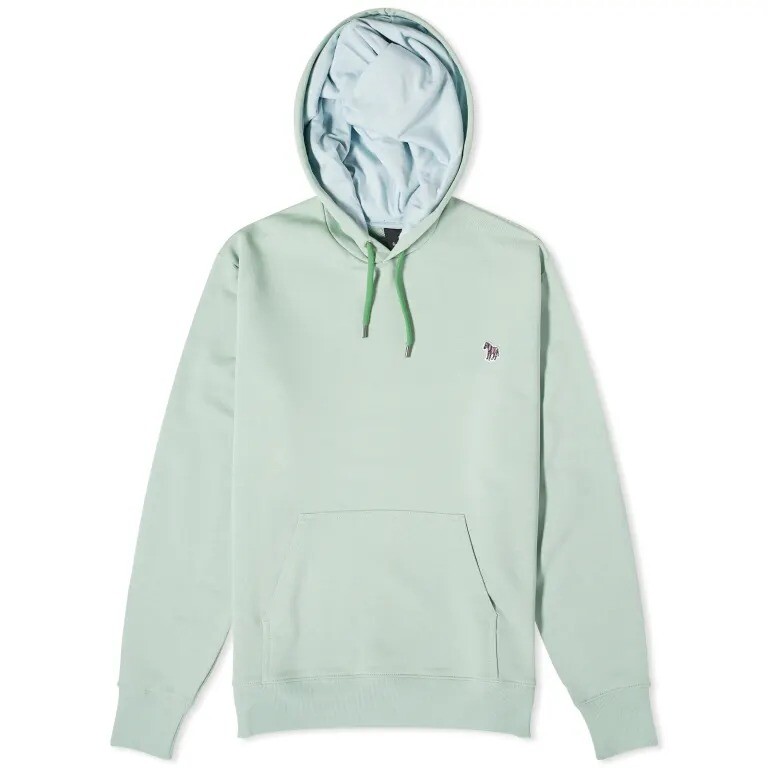 

Толстовка Paul Smith Zebra Popover, светло-зеленый