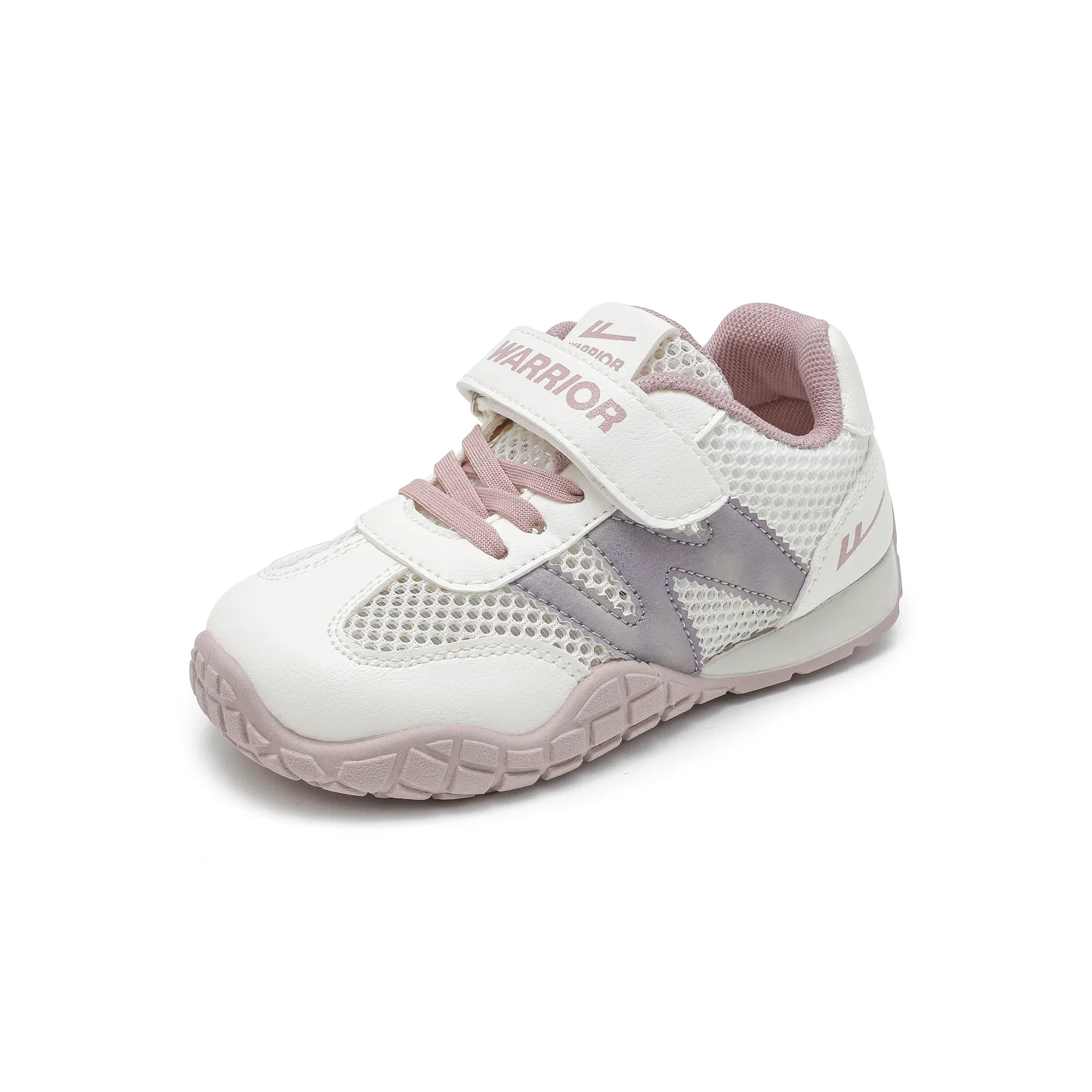 Детские кеды с принтом German Army Trainers, низкий верх, Beige/Taro Purple, WARRIOR