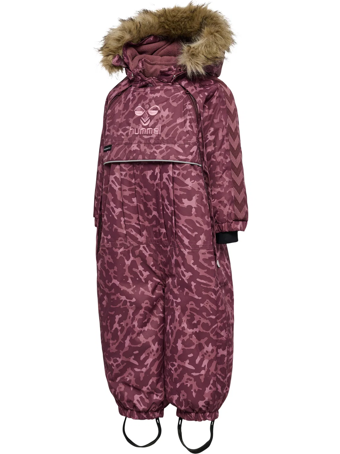 Детский снежный комбинезон с регулируемой талией Hmlmoon Hummel, Traubenlila Konigliches Rot Altrosa