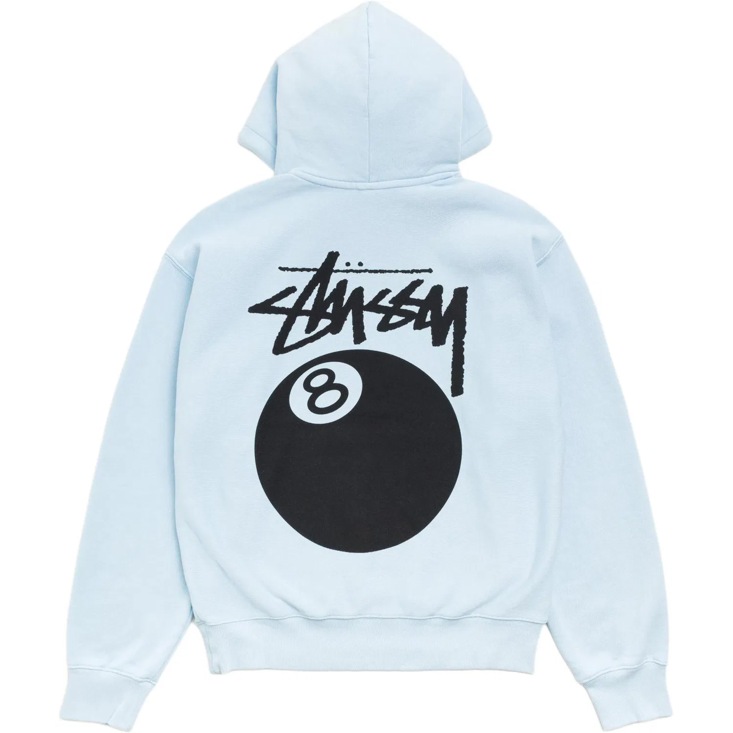Детский худи с капюшоном утепленный прямого кроя Stussy, Black — фото 3
