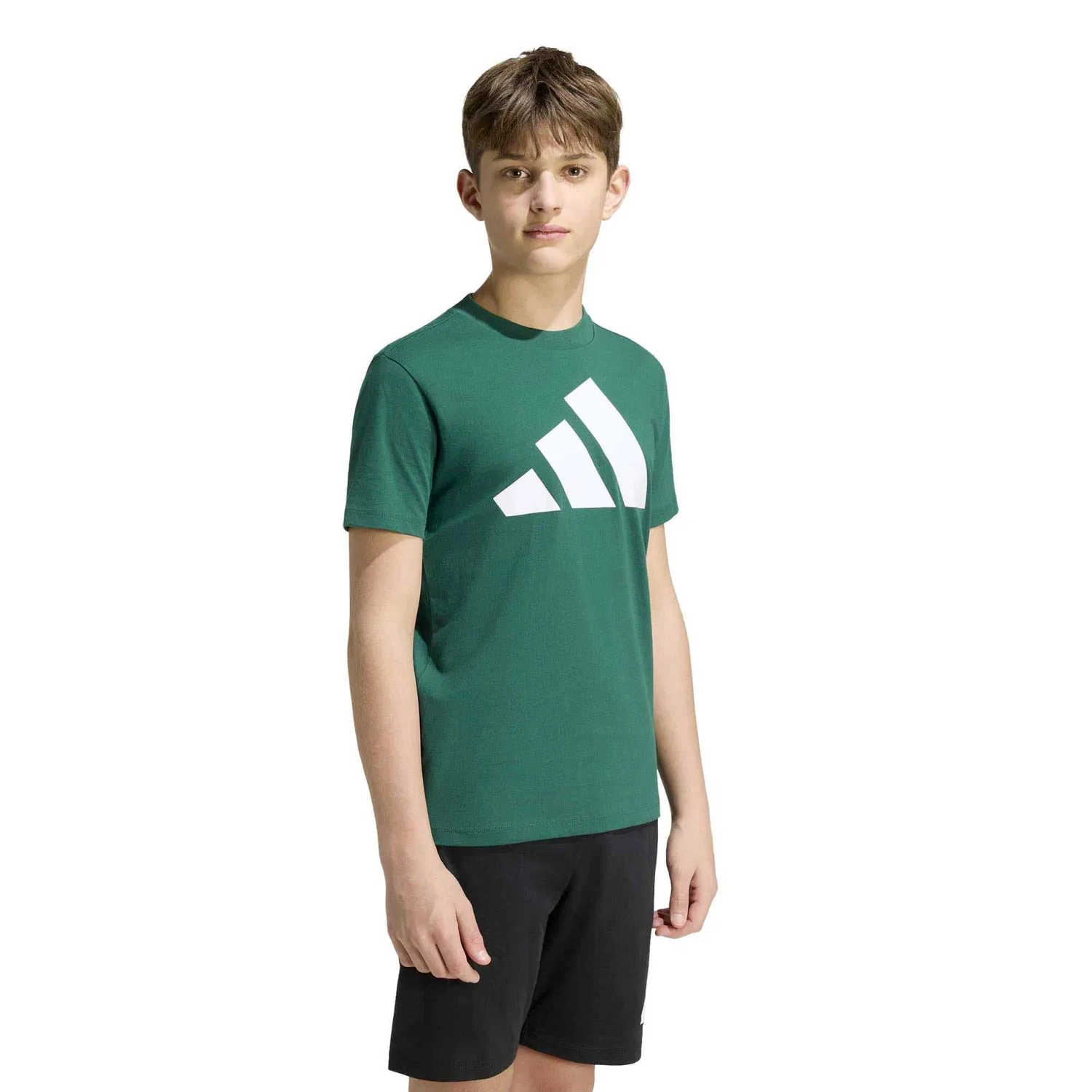 Детская футболка с принтом J Bl Tee 160 Adidas, Green — фото 2