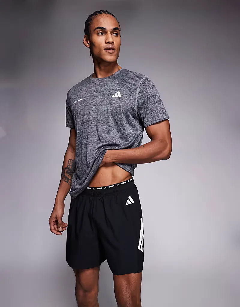 Беговые шорты Adidas Running 365 2 в 1, черный — фото 3