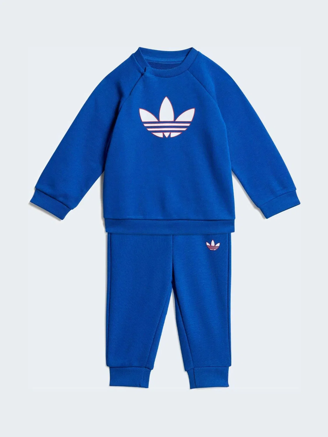 Комплект из свитшота и джоггеров Trefoil, adidas Originals, синий