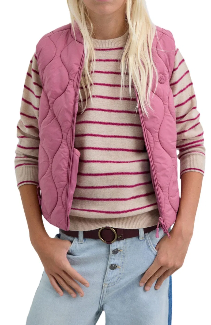 Жилет с длинным рукавом Gstaad Vest Scalpers, Pink — фото 3