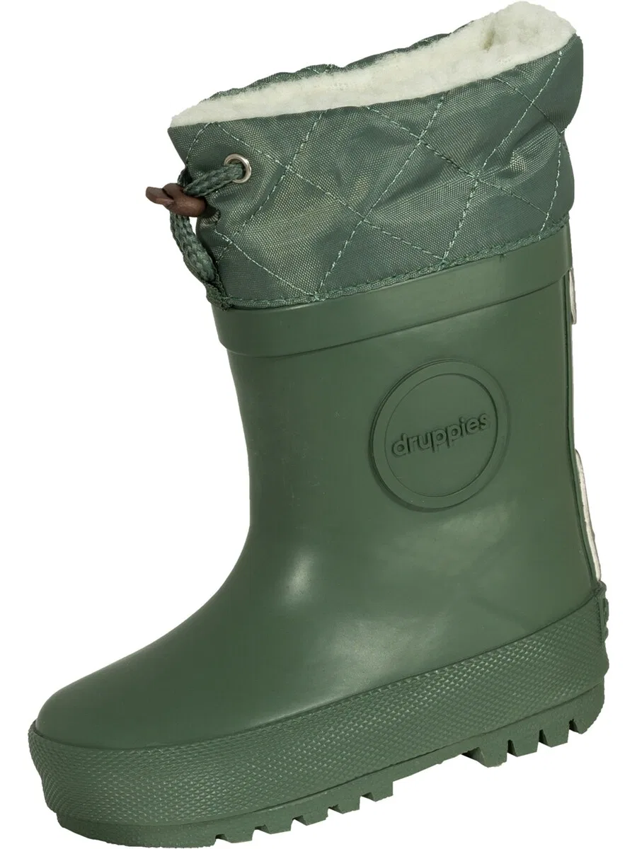 Зимние ботинки 'Winterstiefel Kinder-Winterstiefel in grun' зеленого цвета druppies