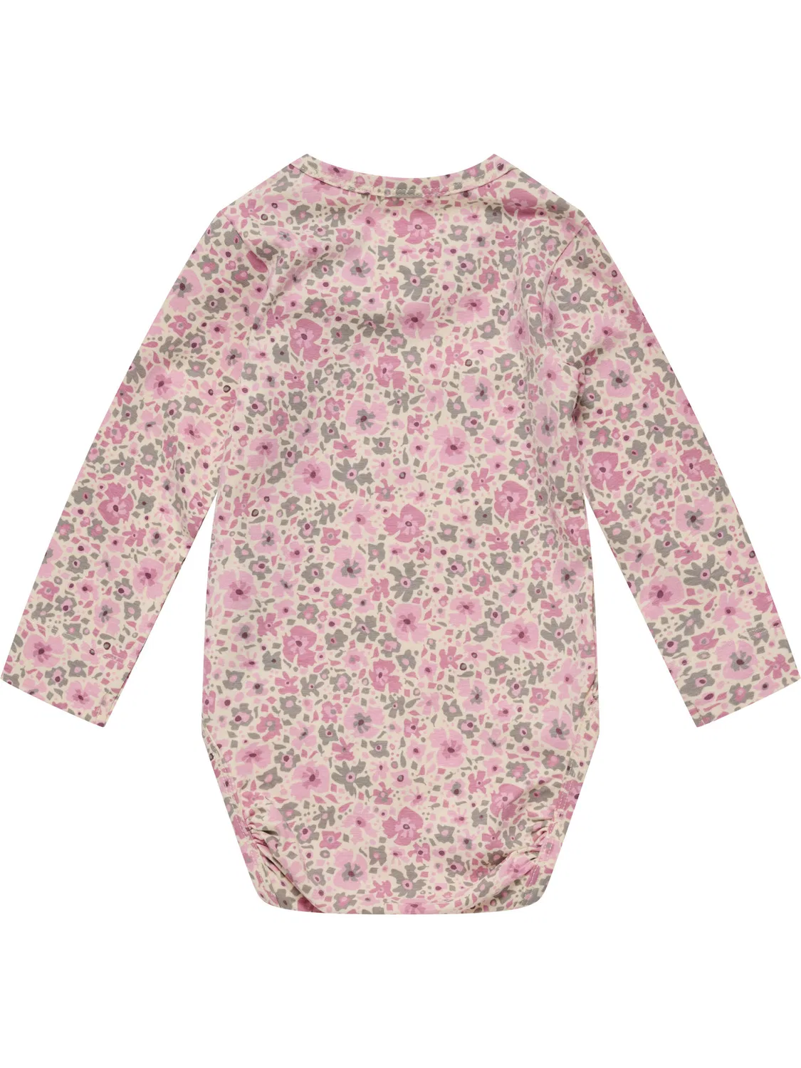 Детский боди-комбинезон с длинным рукавом Hmlmini Madchen Hummel, Rosa / Bonbonrosa — фото 2