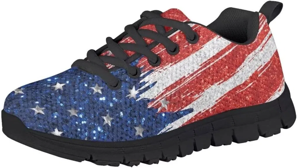 Детские кроссовки для мальчиков со шнуровкой Pinupub, Stars Stripes