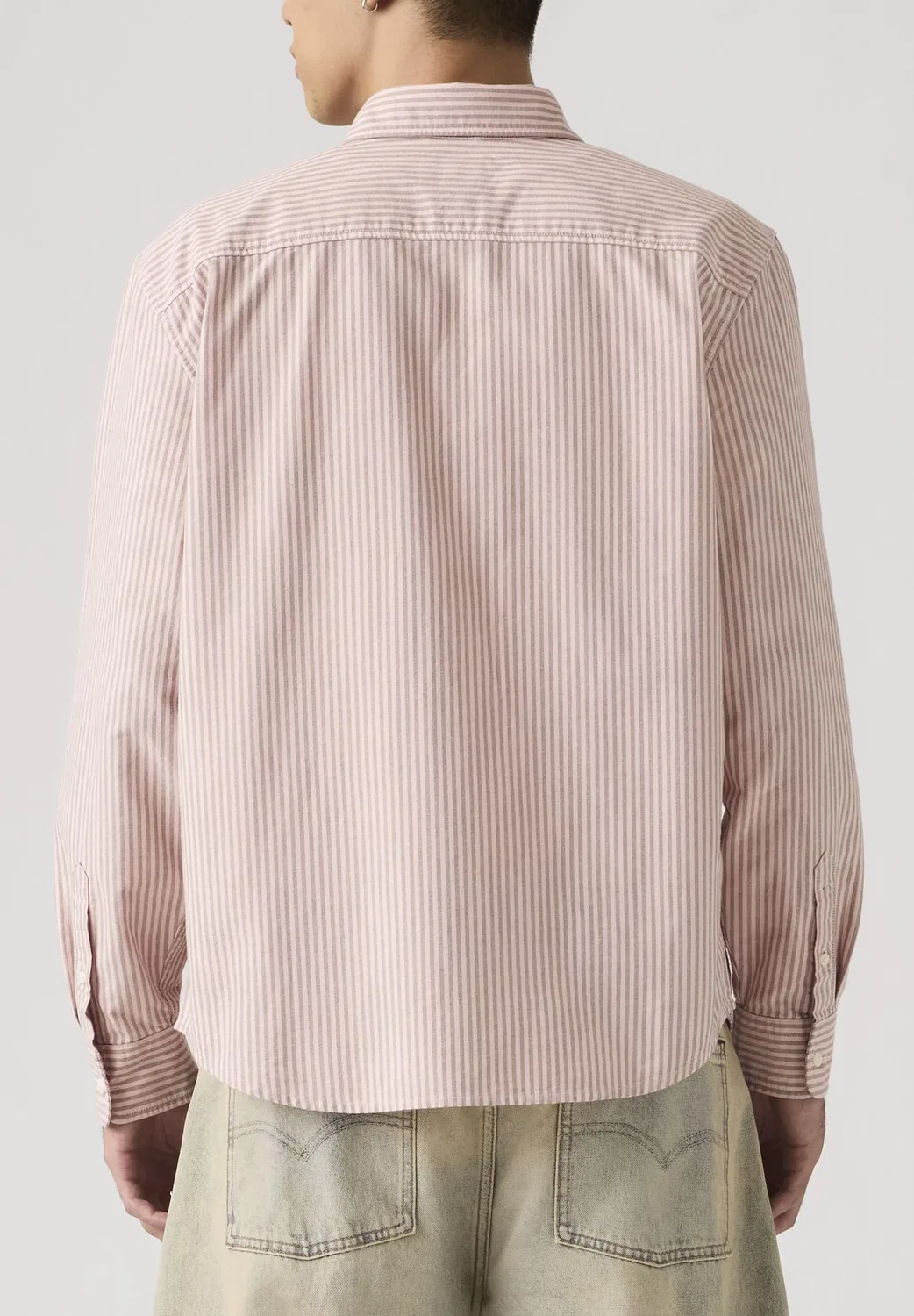Мужская рубашка с длинным рукавом Levi's, Waylon Stripe Al Nat — фото 4