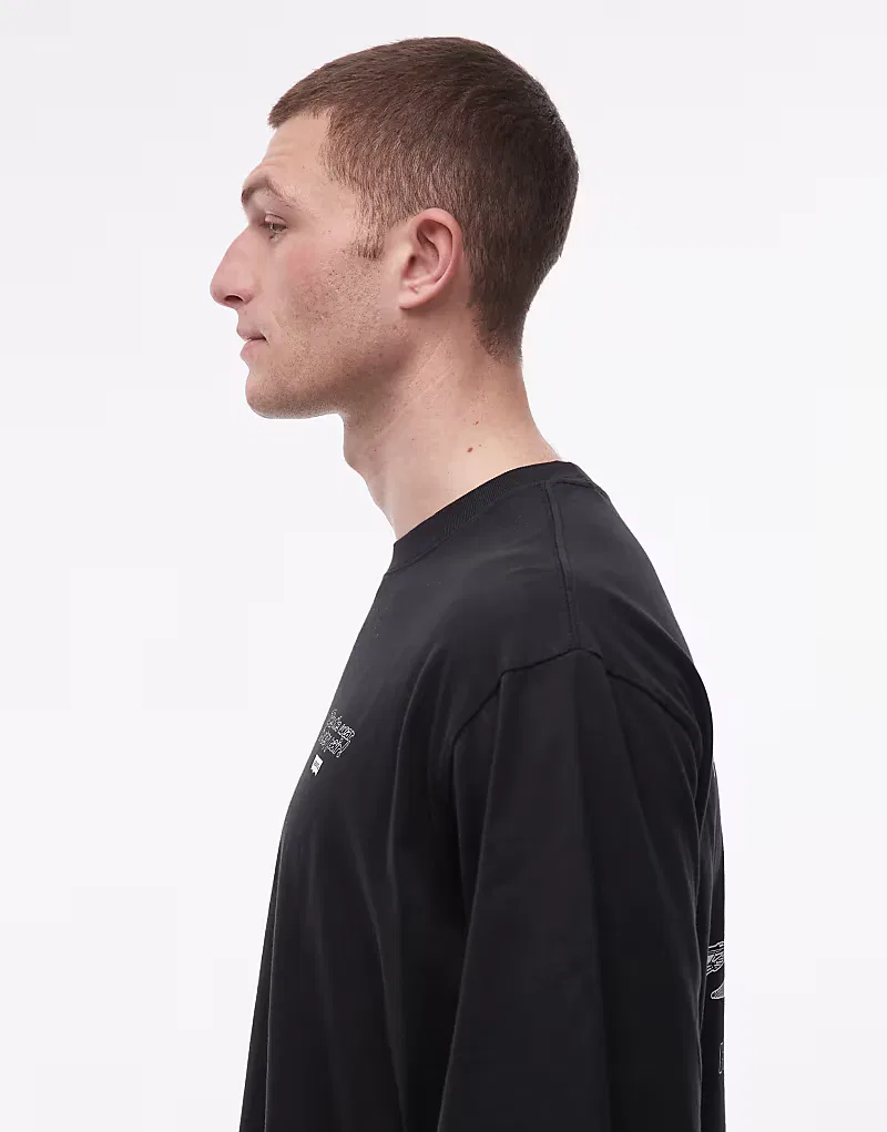 Футболка Levi's с графическим принтом на спине, черный — фото 4