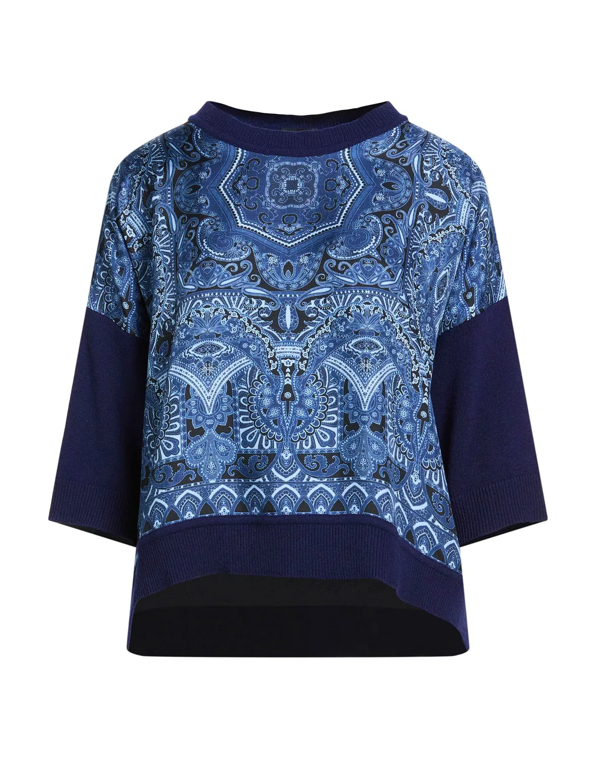 Женская футболка шерстяная Etro, синий