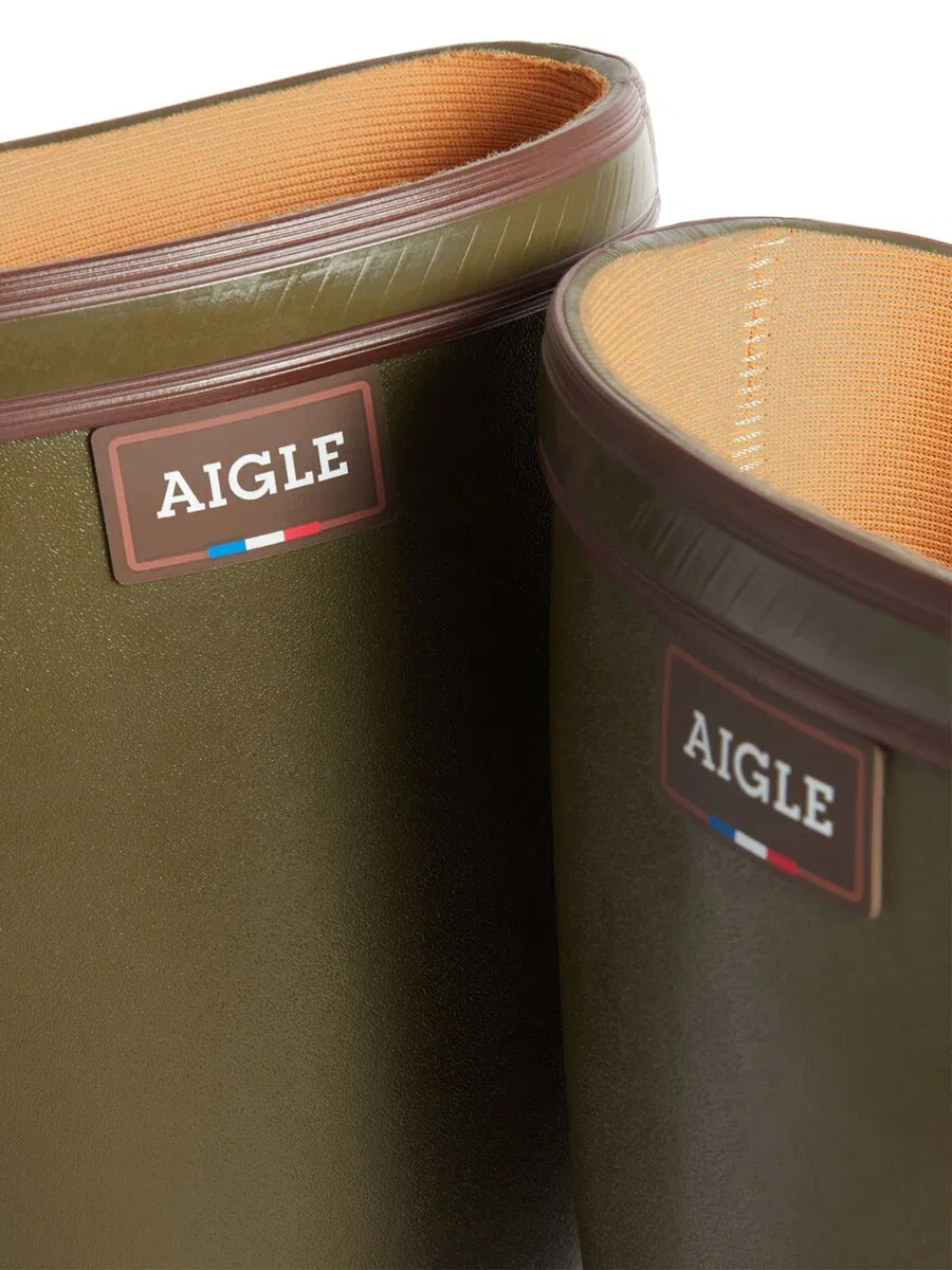 Резиновые сапоги AIGLE 'Gummistiefel Parcours 2 цвета хаки' — фото 4