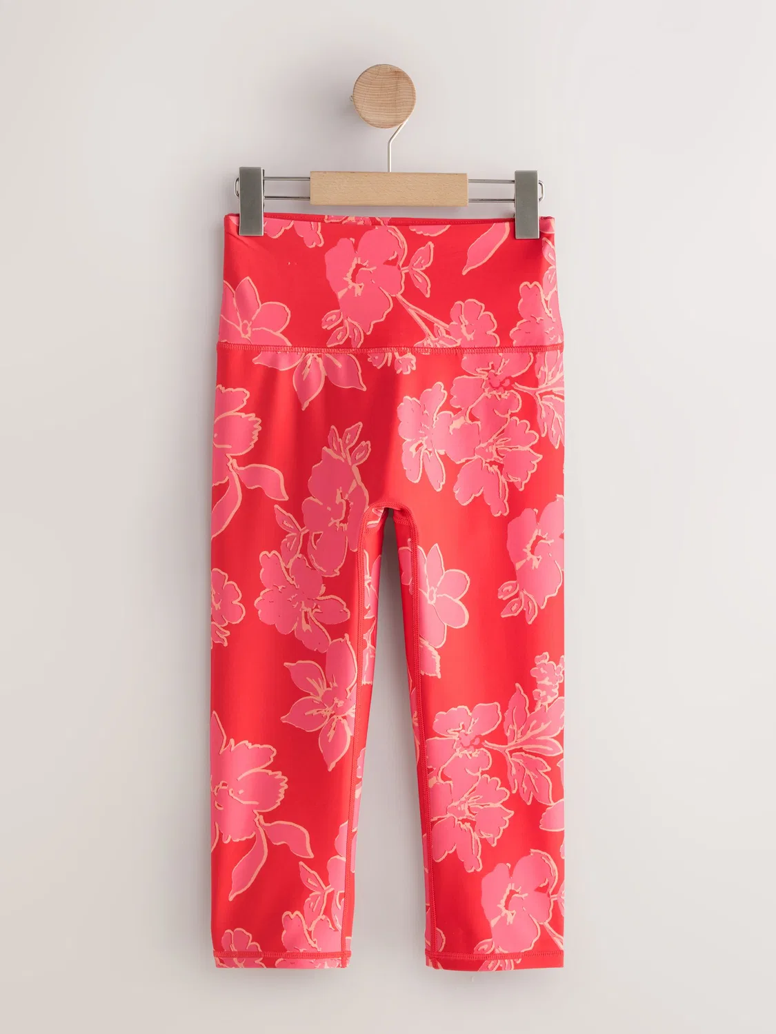 Леггинсы Power Active Next, Red Floral Print