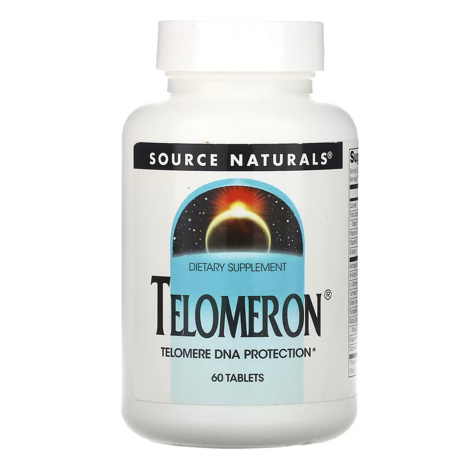 

Source Naturals, Теломерон 60 таблеток