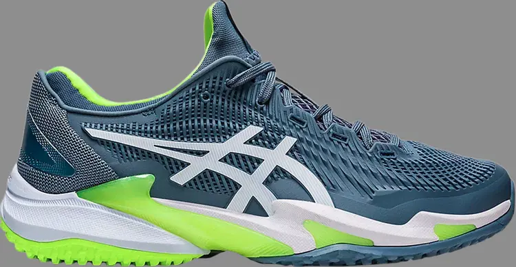 

Кроссовки court ff 3 oc 'steel blue lime' Asics, синий