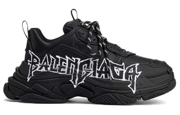 Кроссовки мужские Balenciaga Triple S, черный — фото 2