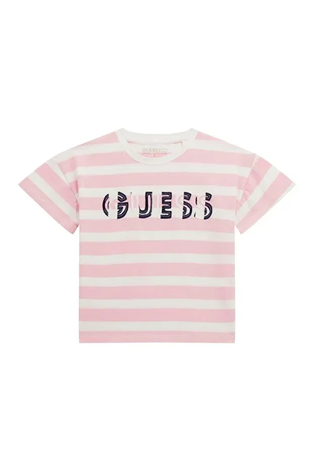 Детская футболка для девочек с принтом Guess, S69d