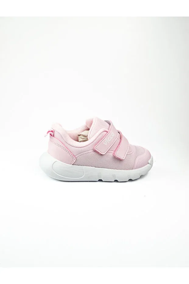 Детские спортивные туфли для девочек с принтом Vicco, Pink — фото 2