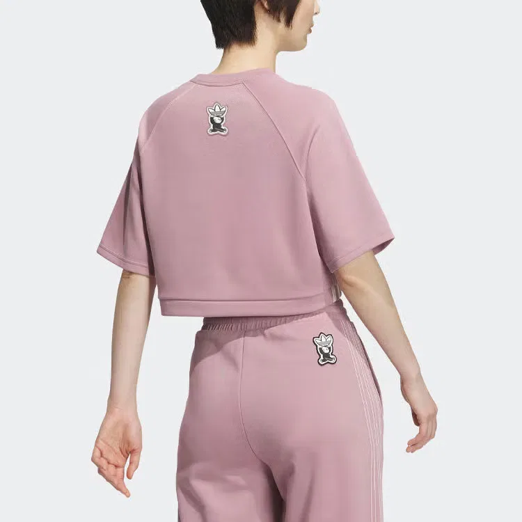 Футболка с принтом Toc Graphic Adidas, розовый — фото 3