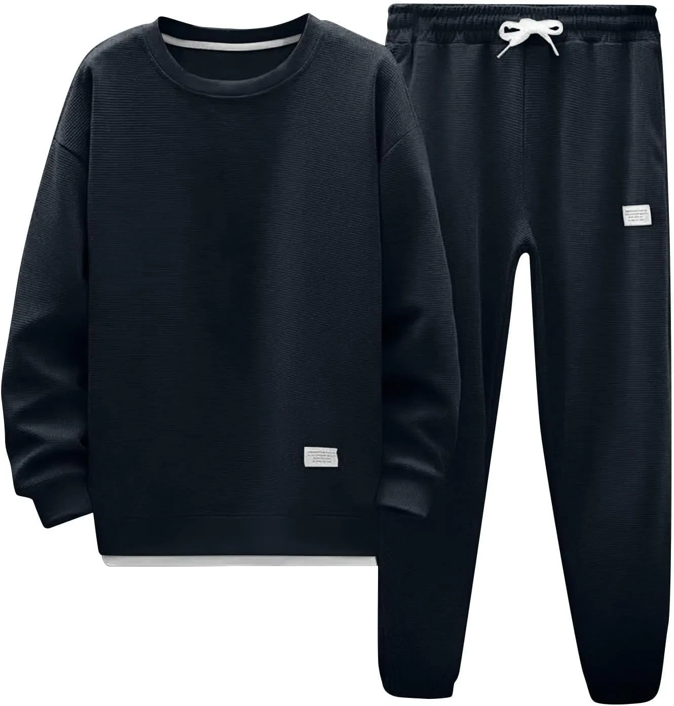 Женский спортивный комплект из свитшота и джоггеров Navy — фото 3
