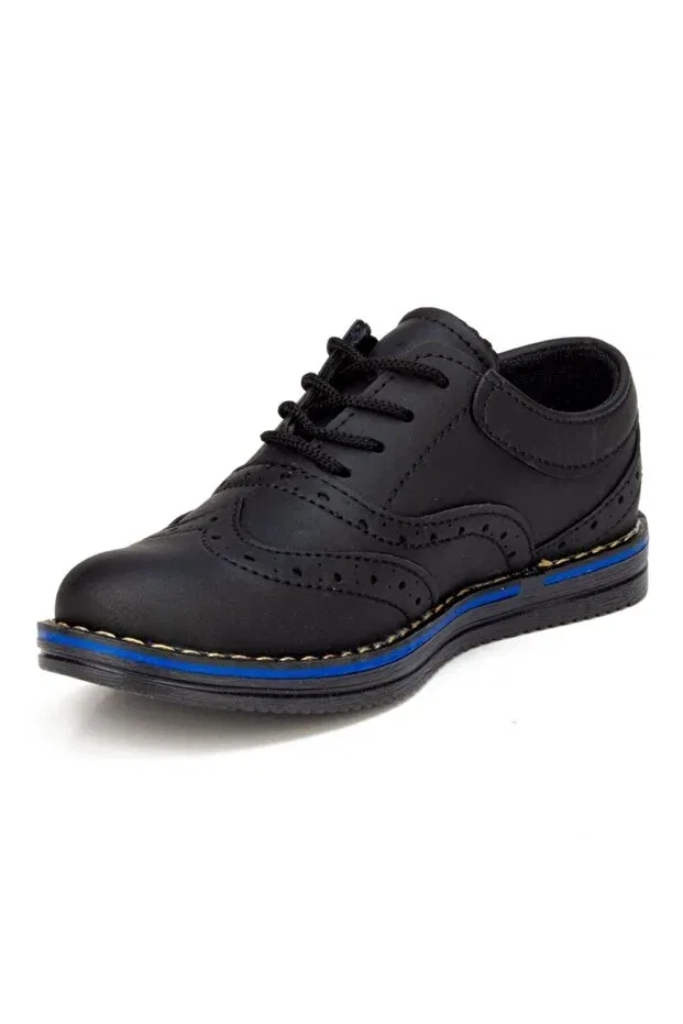 Детские повседневные ортопедические туфли на шнуровке Magic Shoes, Lacquer Mat — фото 2