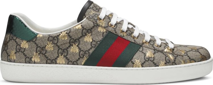 

Кроссовки Gucci Ace GG Supreme Bees, тан