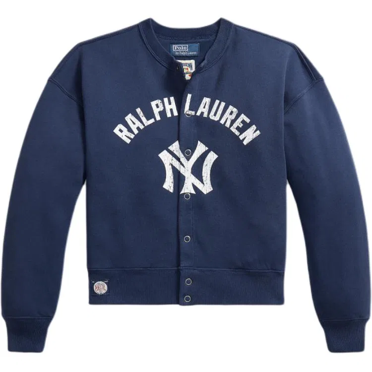 Свитшот свободного кроя X Yankees SS26, Polo Ralph Lauren, Deep Cobalt Blue