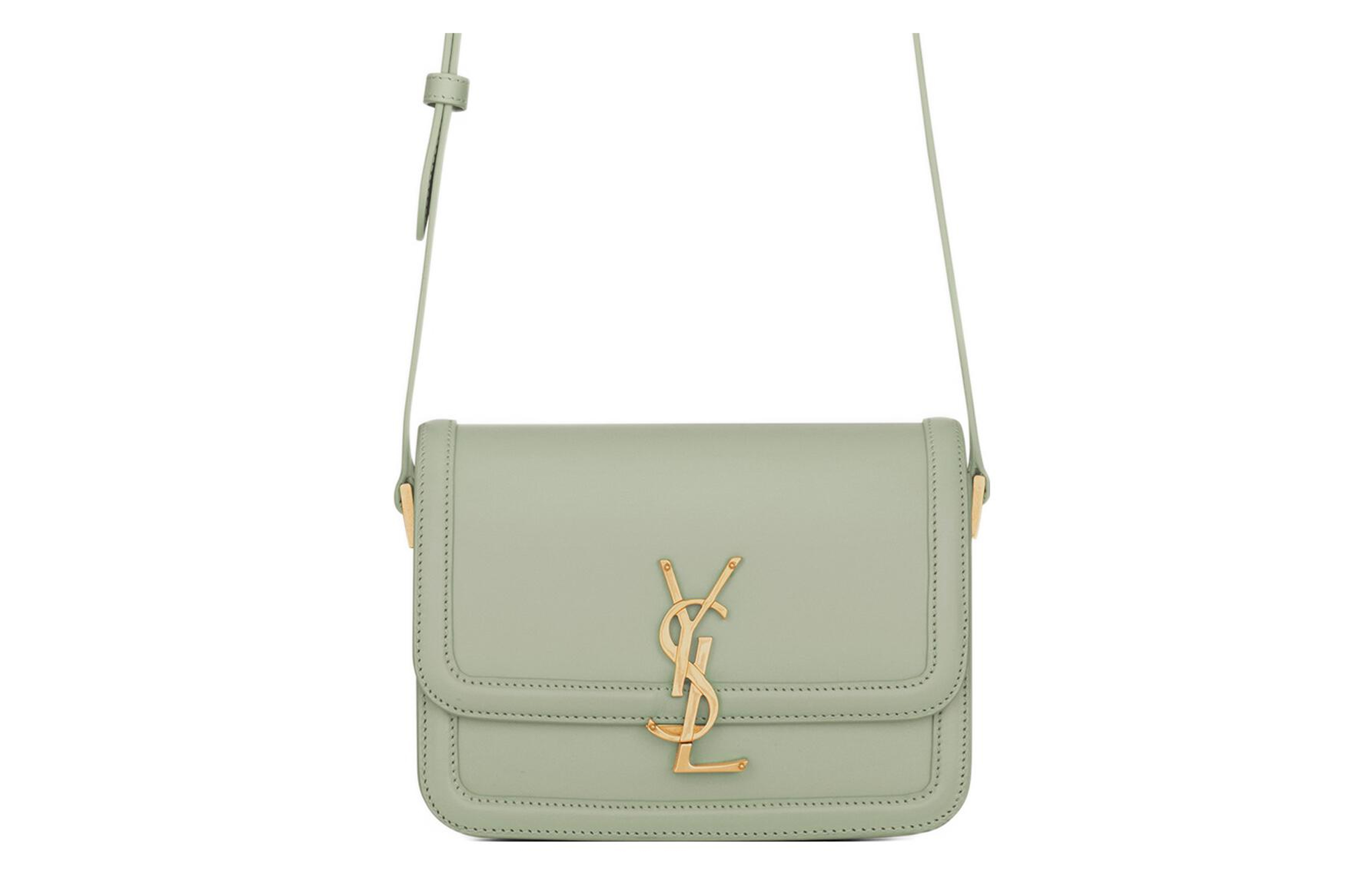 

SAINT LAURENT Сумка тофу из кожи солафер