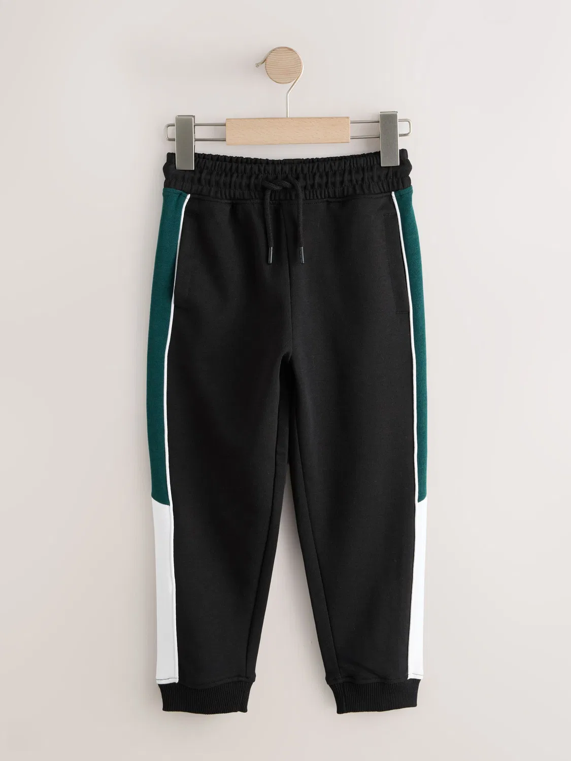 Спортивные джоггеры панельные Green/Black Next, зеленый/черный — фото 2
