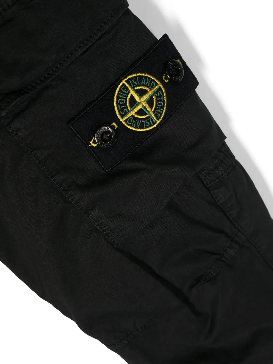 Узкие брюки-карго Stone Island, черный — фото 2