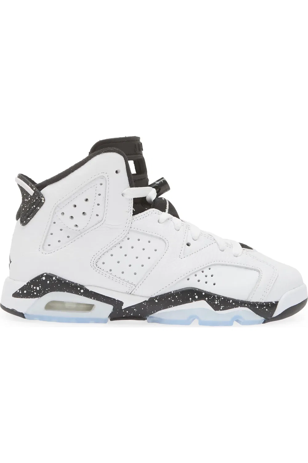 Детские кроссовки баскетбольные Air Jordan 6 Retro Jordan, белый/черный — фото 3