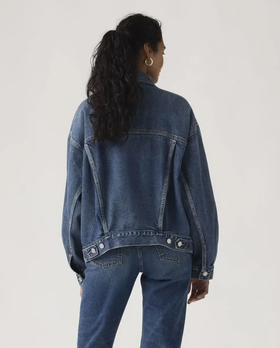 Женская джинсовая куртка с двумя нагрудными карманами Levi's, Azul — фото 2