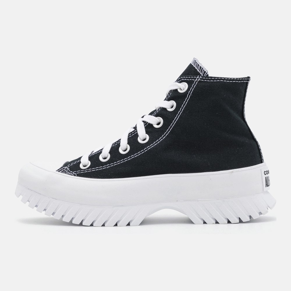 Кроссовки высокие Converse Chuck Taylor All Star Lugged 2.0 Unisex, черный / бежевый / белый - фото