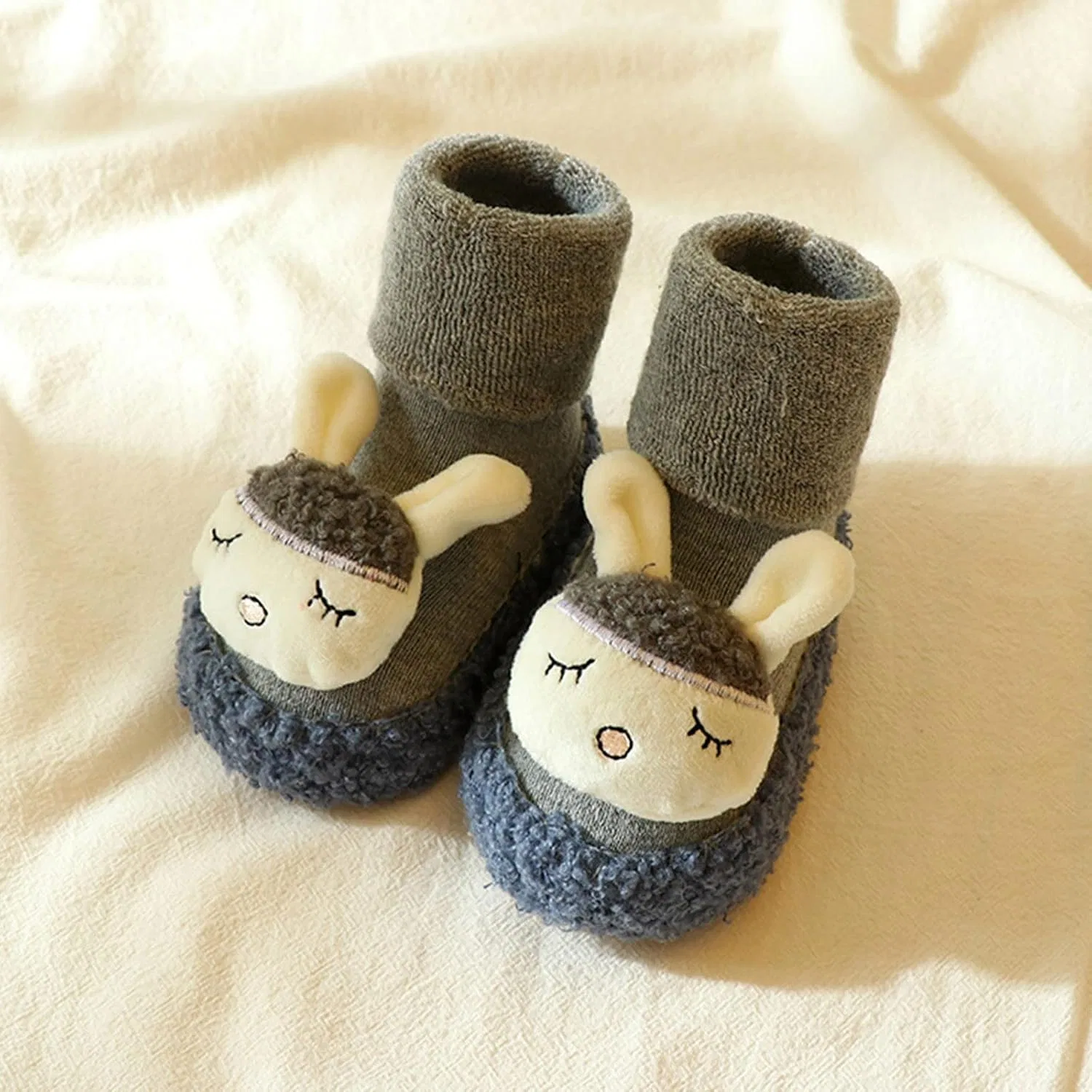 Детские ботинки Мэри Джейн с принтом для мальчиков и девочек, Grey — фото 2