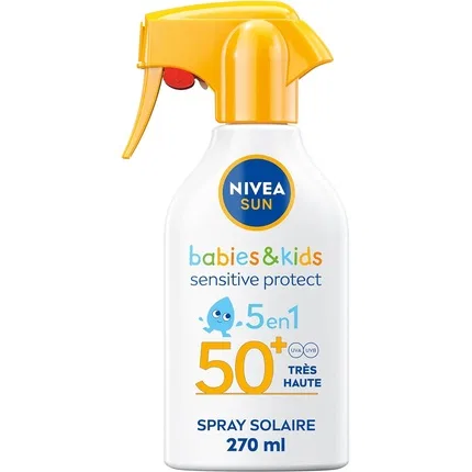 Солнцезащитный спрей для детей Nivea Sun Kids Protect & Sensitive SPF50