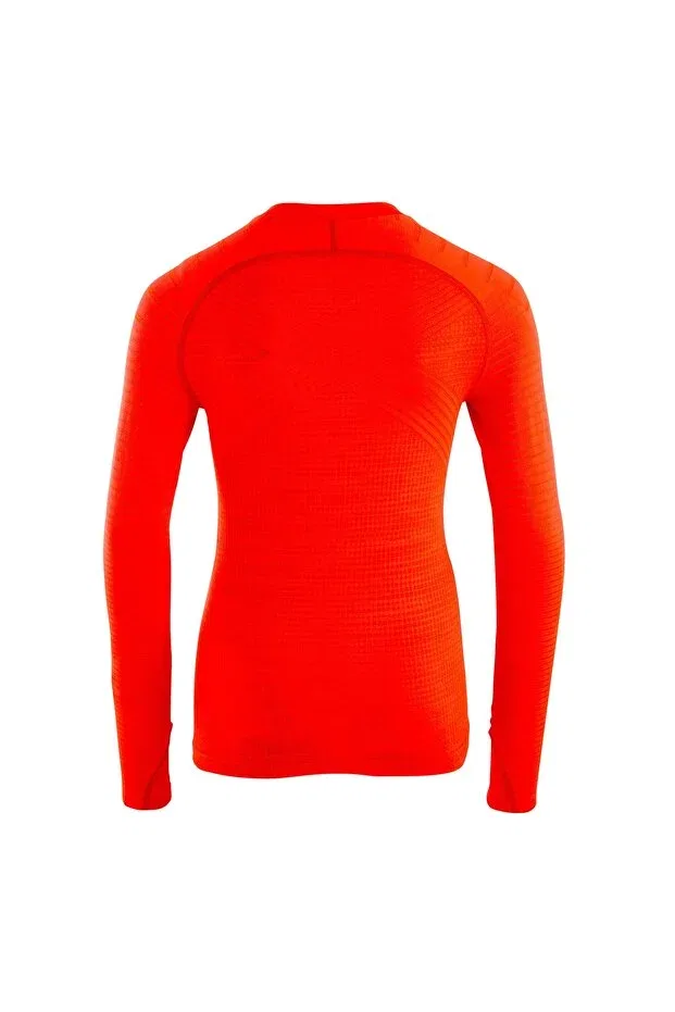 Детское термобелье для мальчиков с длинным рукавом Keepdry 500 Decathlon, Blood Red/Cherry Bruise — фото 3