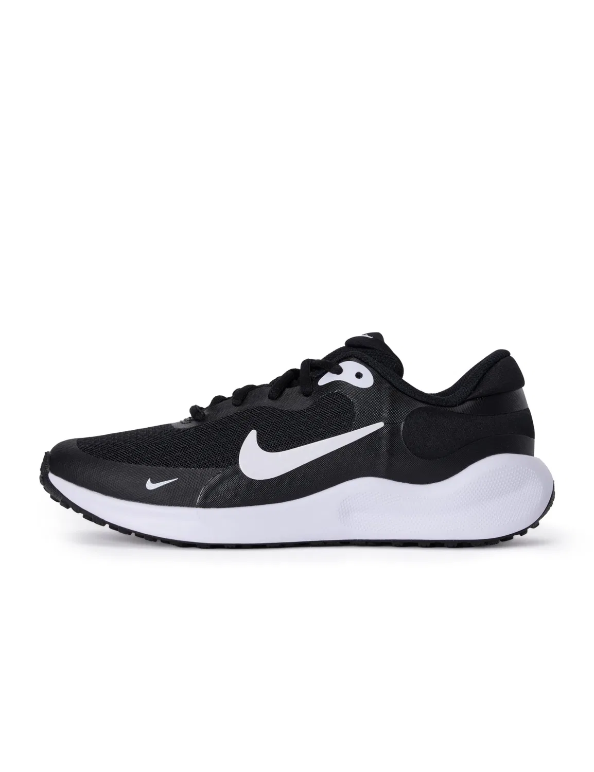 Детские кроссовки для мальчиков с принтом Revolution 7 GS NIKE, Black White