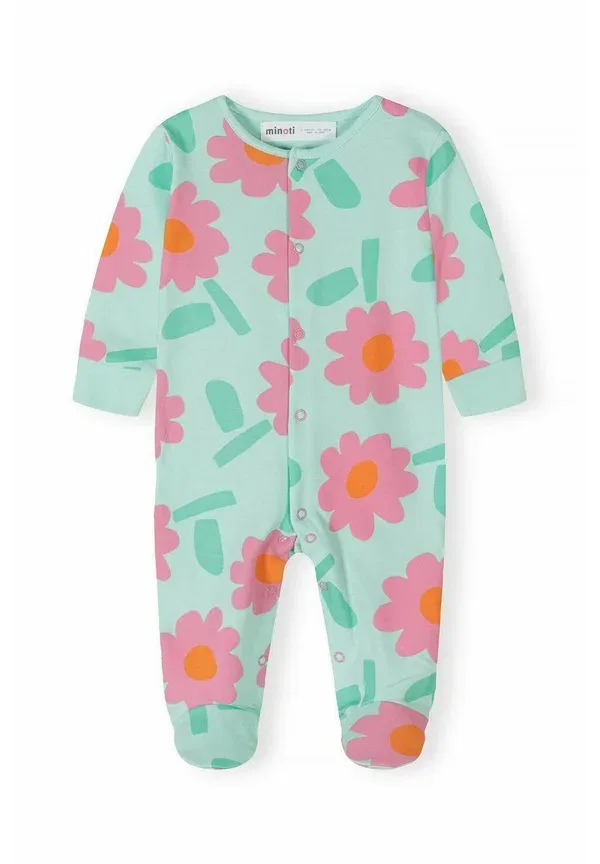 Комплект из 3 боди с длинным рукавом Princess & Fairytales Minoti, Mint Blue White, белый/голубой — фото 4