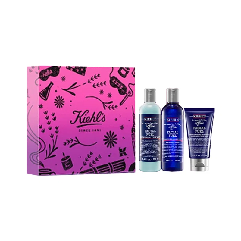 Мужской набор для ухода за кожей Kiehl's, Cleanser 250ml+Toner 250ml+Lotion 75ml — фото 2