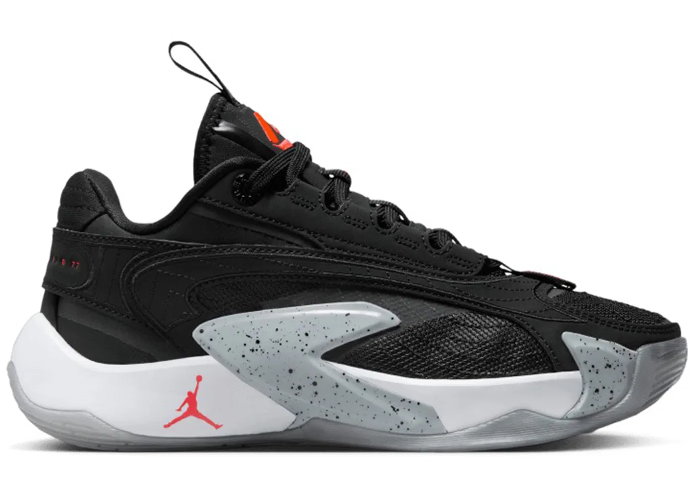 Детские кроссовки для мальчиков баскетбольные Jordan Luka 2 Jordan, Black/Bright Crimson/Wolf Grey/White