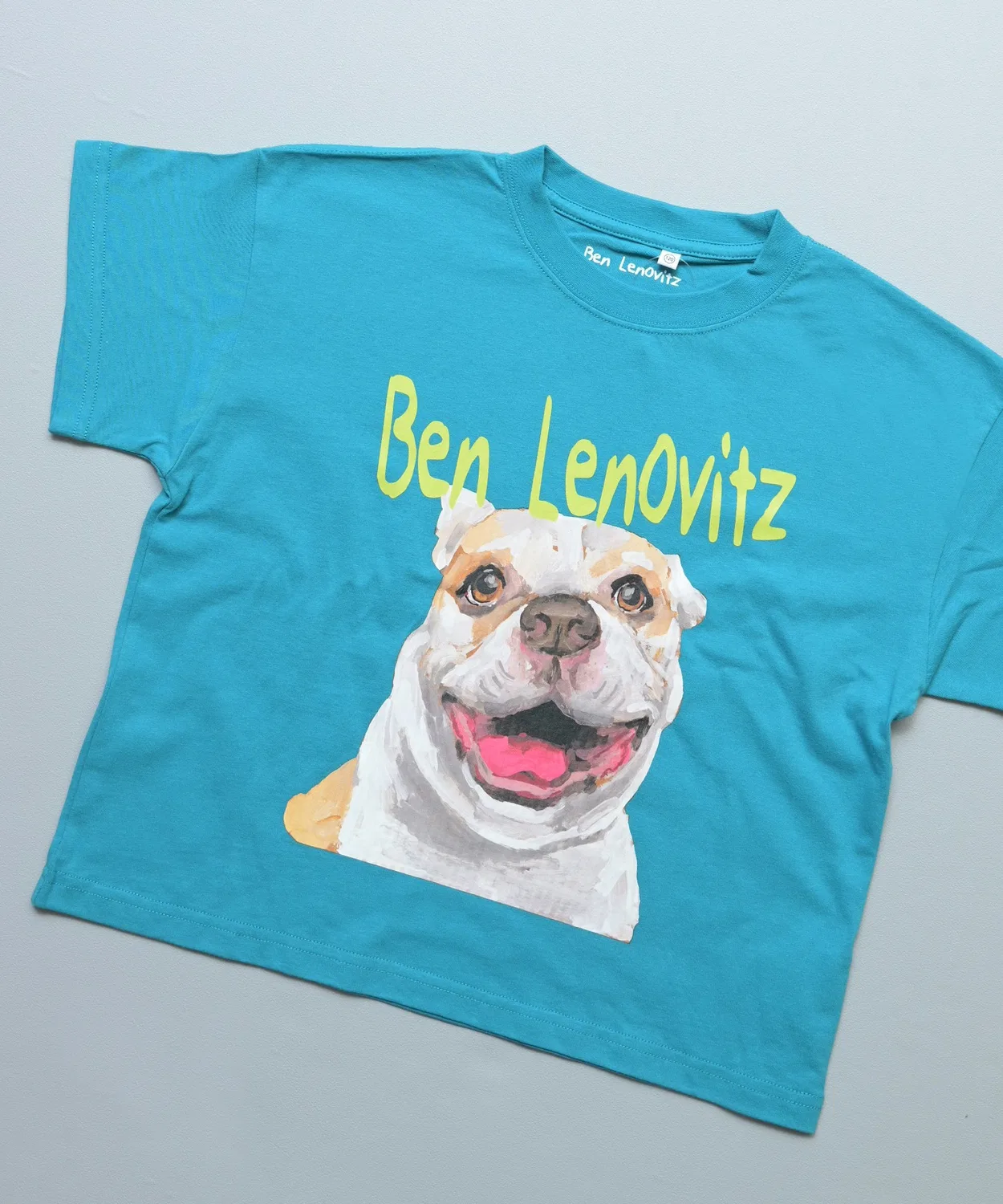 Детская футболка с принтом Ben Lenovitz, Turquoise Blue