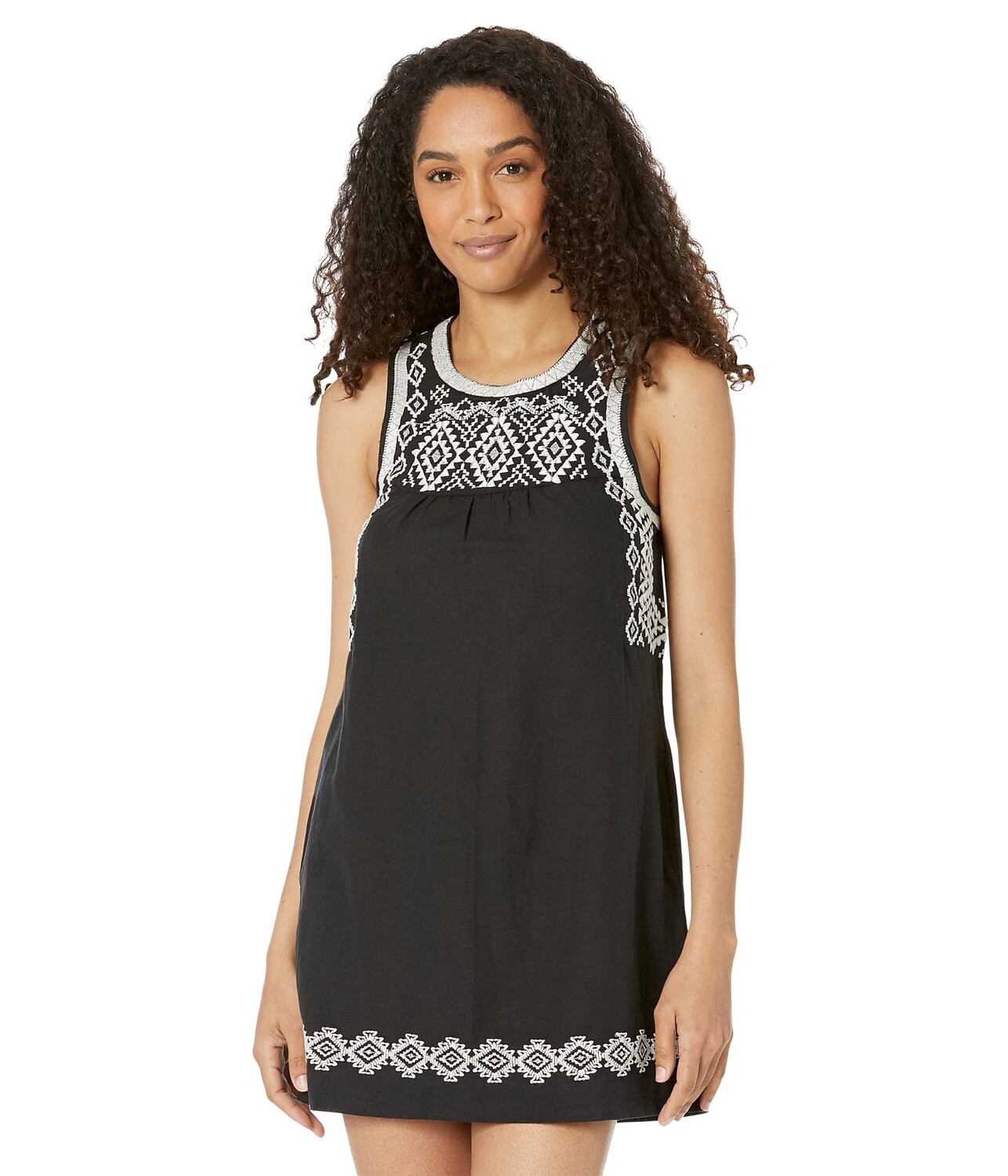 

Платье Lucky Brand, Embroidered Sleeveless Dress