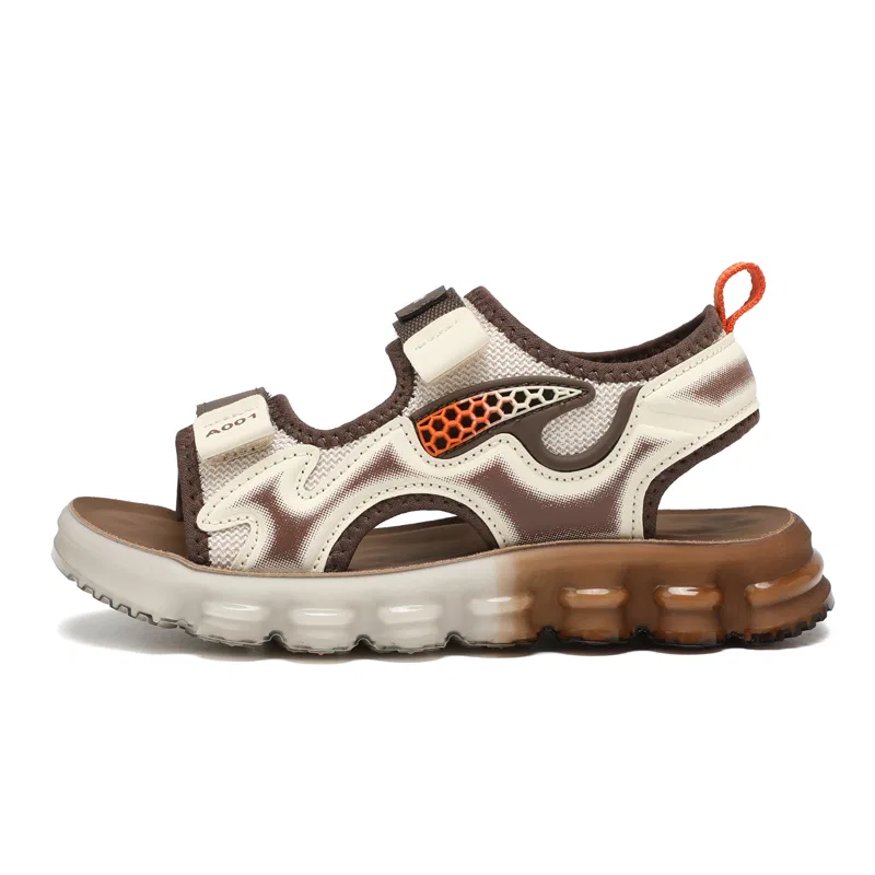 Детские сандалии с закрытым носком VENICEW, Beige Coffee