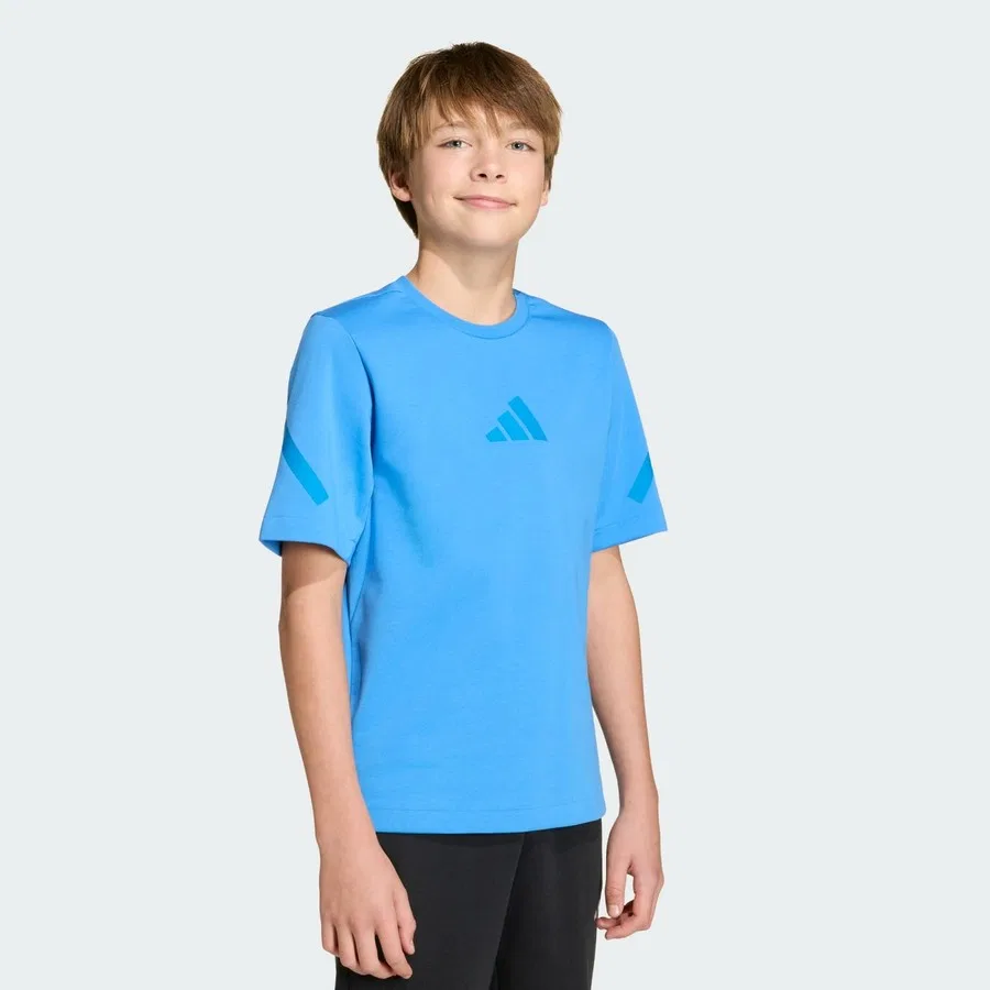 Детская футболка с принтом Z.N.E. Tee Kids adidas, Синий