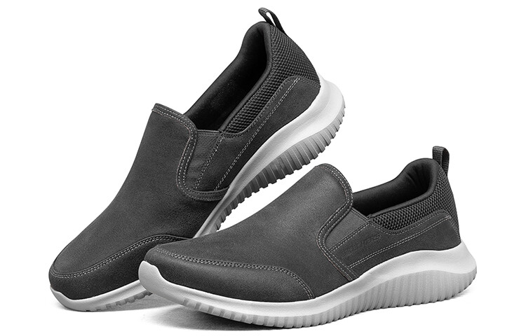Мужские повседневные мужские низкие серые Skechers — фото 4