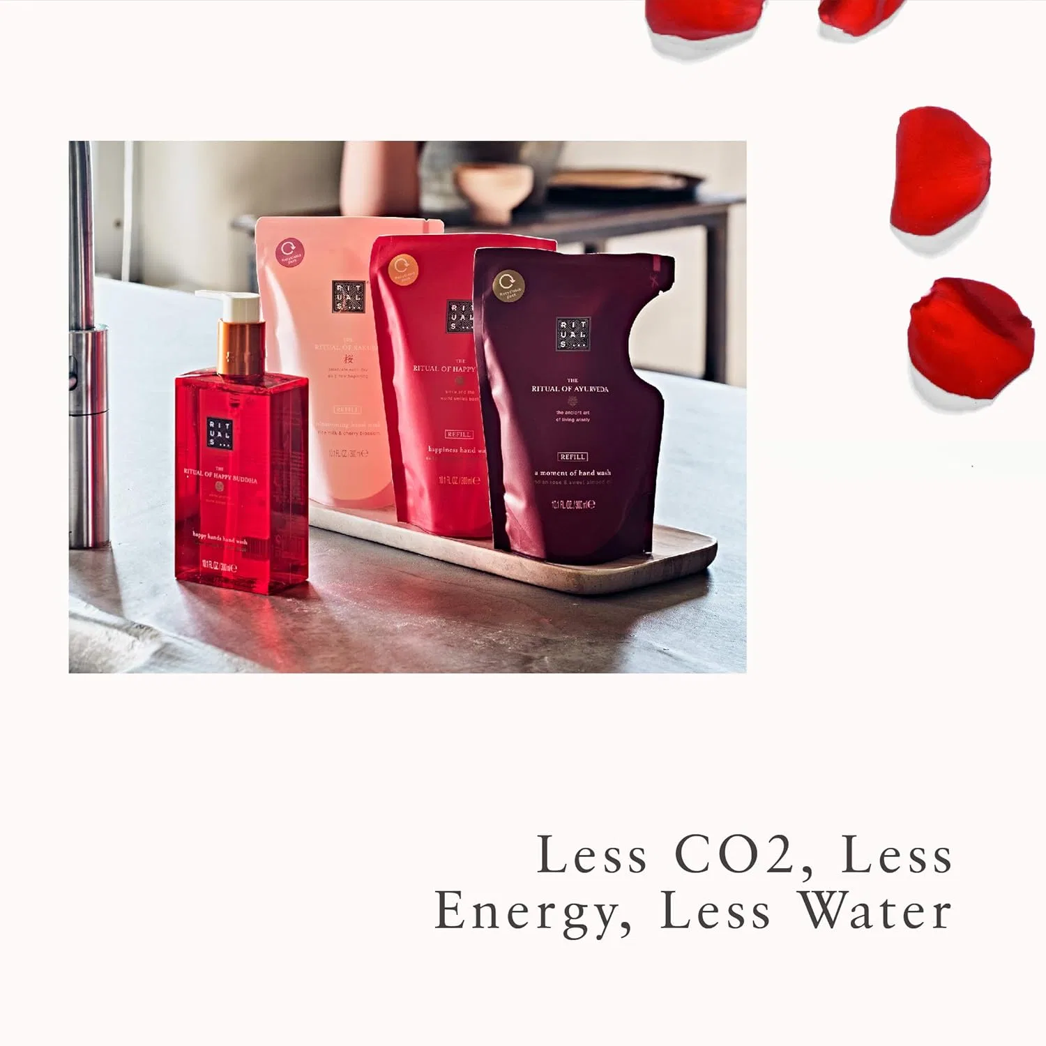 Гель для рук Rituals The Ritual of Ayurveda Refill Hand Wash, 300 мл, Red — фото 4