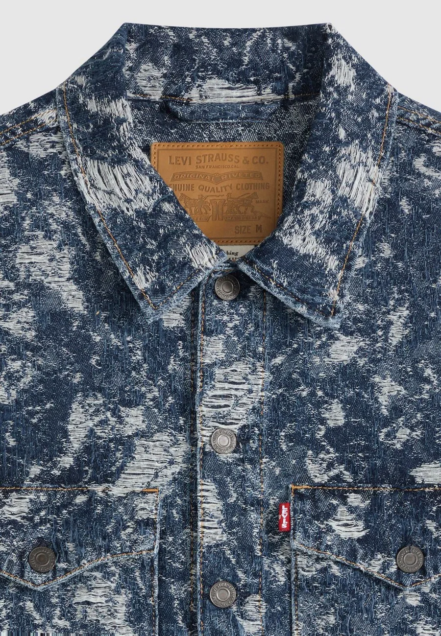 Куртка LEVI'S для межсезонья 'EMBARCADERO STATION' в цветах Gentian и Dusty Blue — фото 2