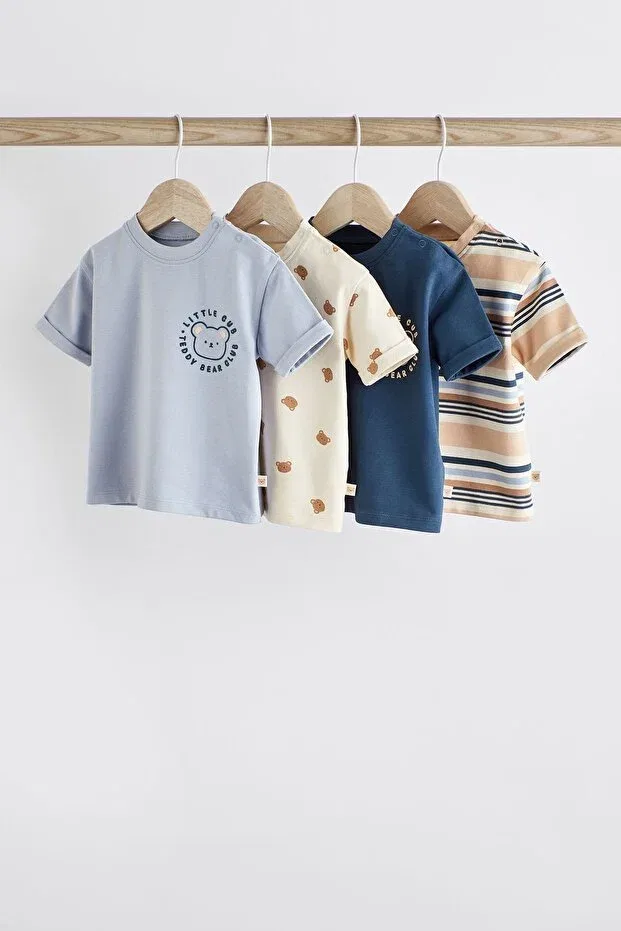 Детский комплект футболок с принтом Next Baby, Navy Blue