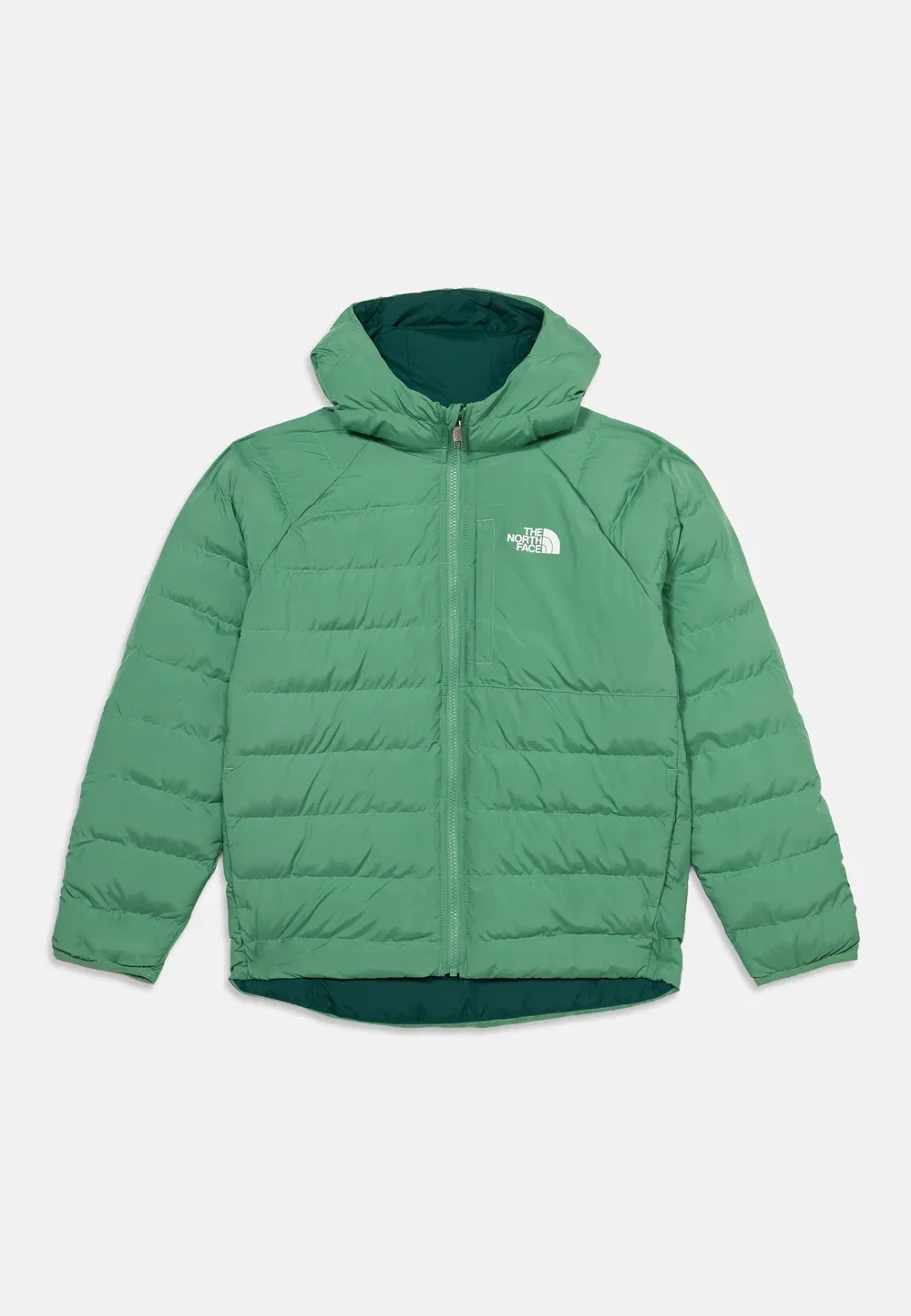 Двусторонняя куртка с капюшоном Perrito, унисекс - зимняя куртка The North Face, Light Green